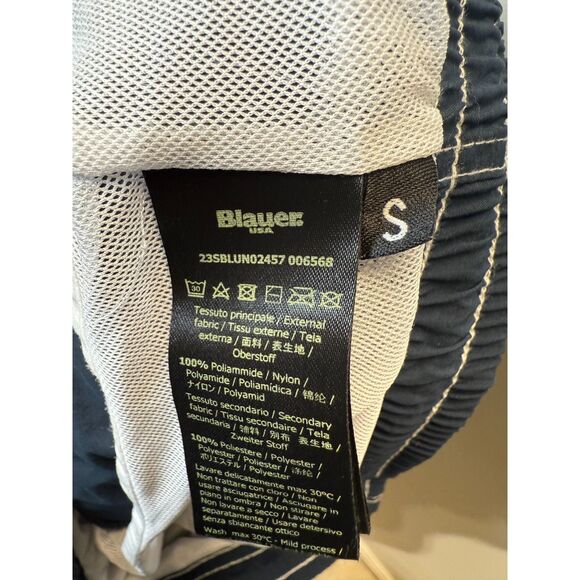 Blauer Board Shorts Swim Trunks Men’s Small Blue Beachwear Lightweight - Picture 4 of 8